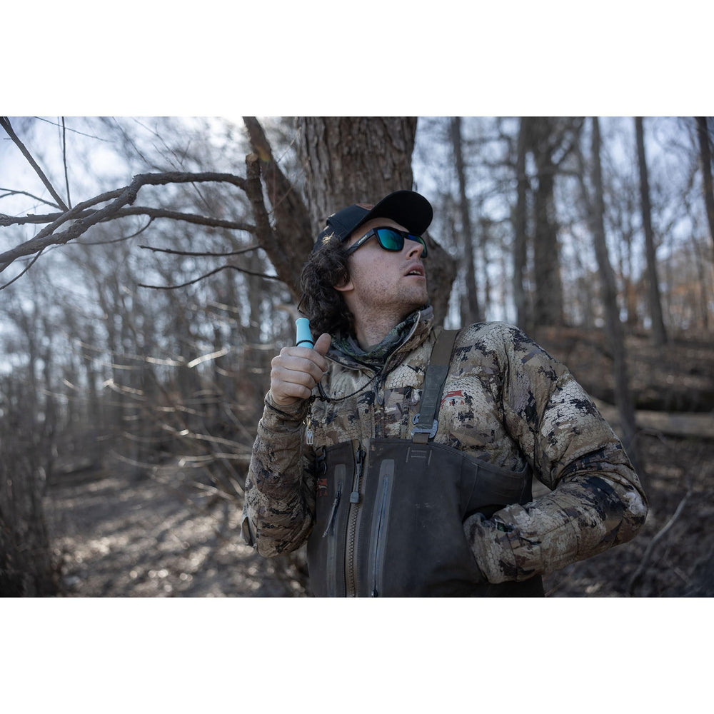 Power Calls Teal Call field image emphasizes durable, weather-ready performance.