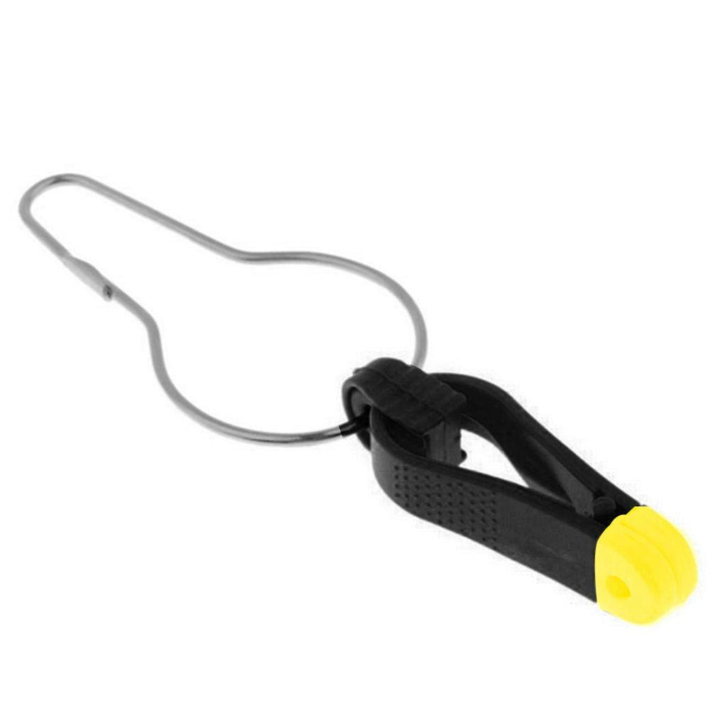 Downrigger setup with power grip clip installed