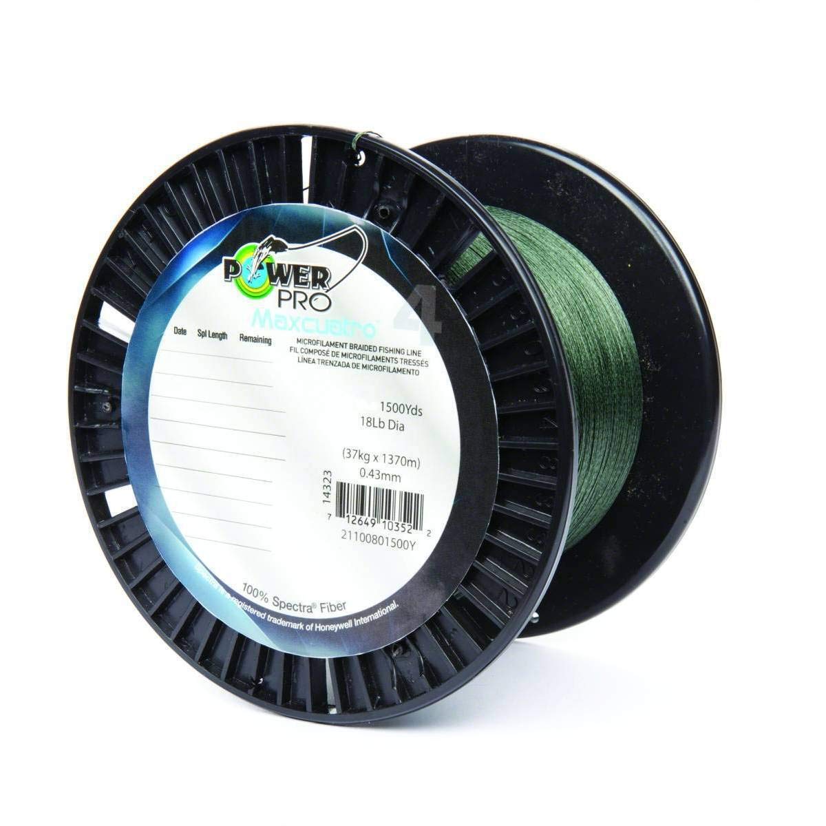 POWER PRO 33400651500E fishing line on spool, ideal for heavy lures.
