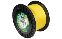 POWER PRO hi-vis yellow 10lb test spool, ideal for line visibility on the water.