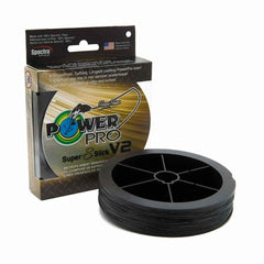 Power Pro SSV2 65 lb 300 yd Onyx braided fishing line for strong abrasion resistance.