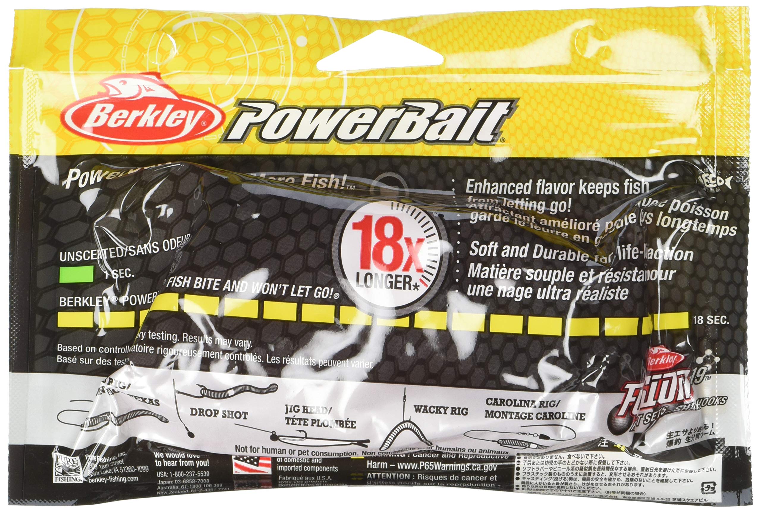 PowerBait Egg Clusters displaying irresistible scent and color in fluorescent orange