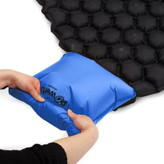 POWERLIX sleeping pad durability and outdoor-ready material withstand rocky ground for reliable nights