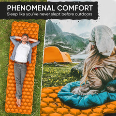POWERLIX sleeping pad rolled for backpacking ultralight carry