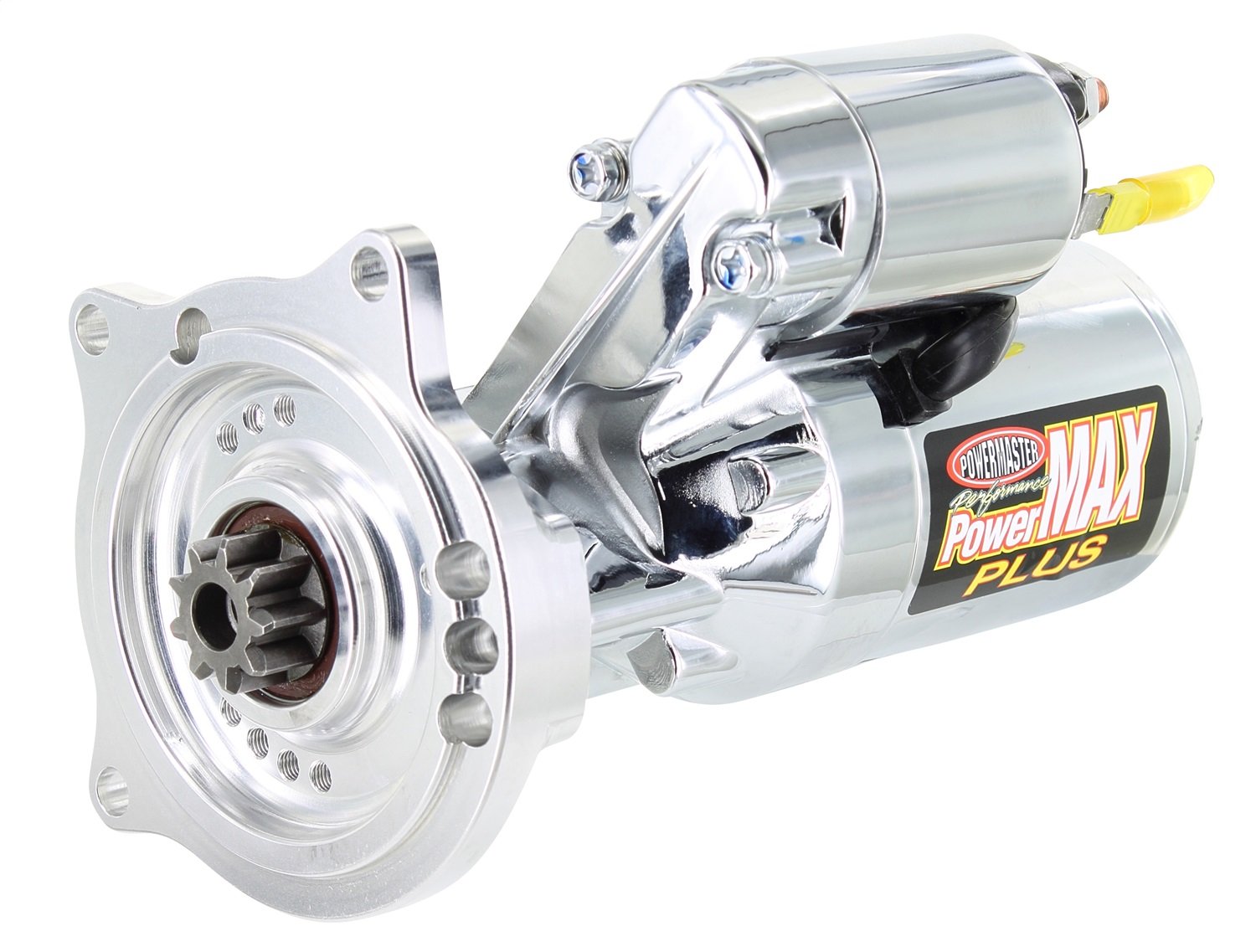 Powermaster PowerMAX Plus Chrome starter for classic Y-block V8 engines, high-torque option