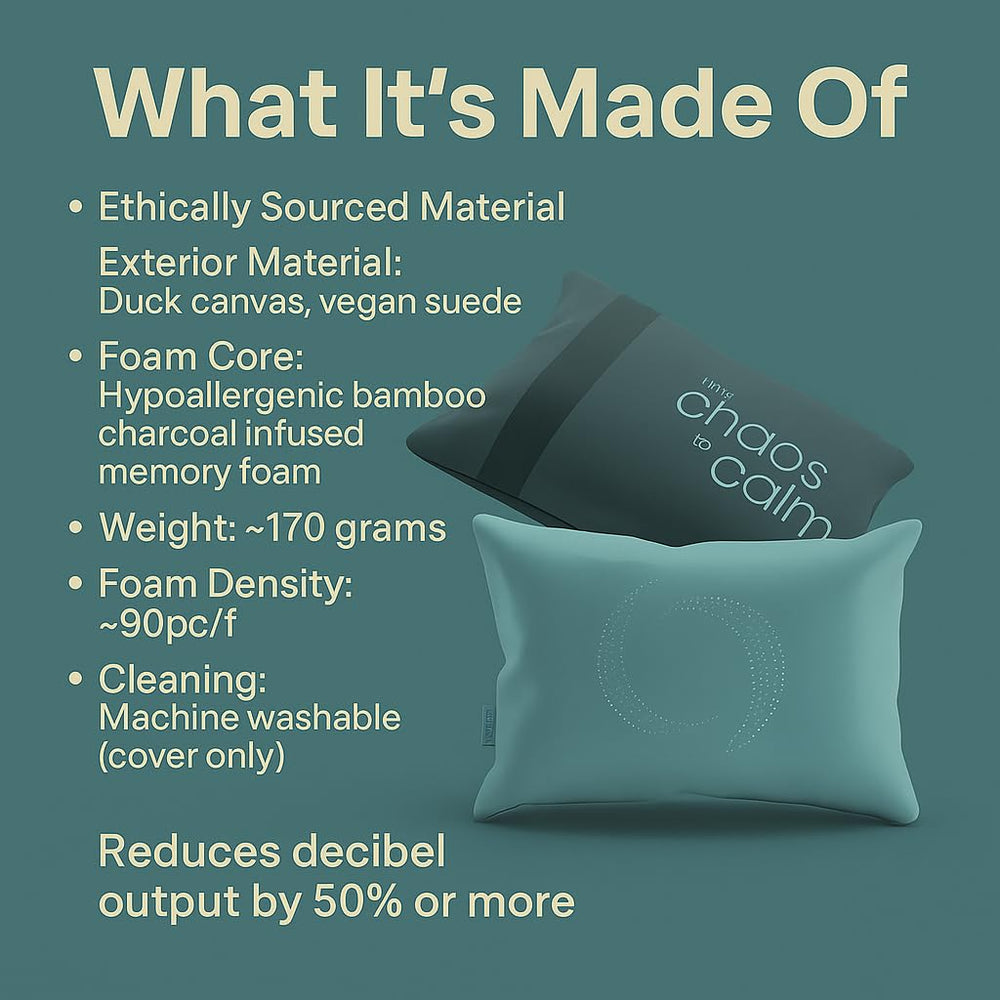 Powershout Shoutlet Pillow Mocha memory core close-up for comfort