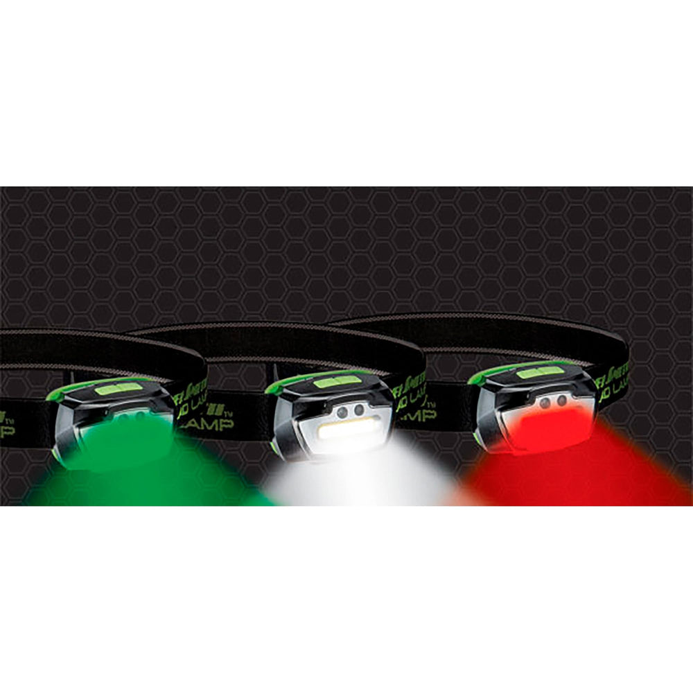Powersmith PHL23FRGS headlamp in motion-sensor mode for hands-free operation