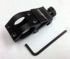 PowerTac Slim Off Set Mount in black anodized aluminum for durability.