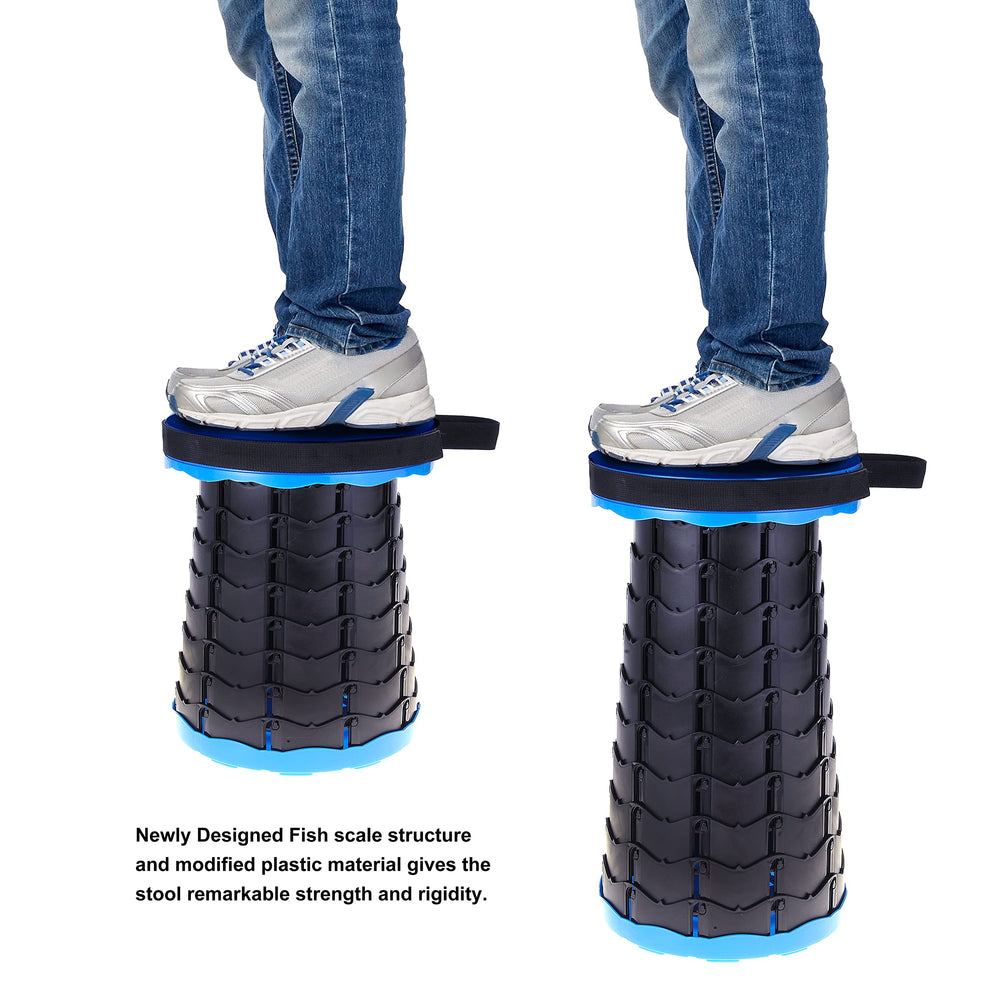 PowerTRC collapsible stool ideal for camping and outdoor adventures