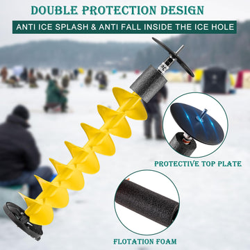 PPOLB floatation foam top plate helps keep gear afloat during drilling.