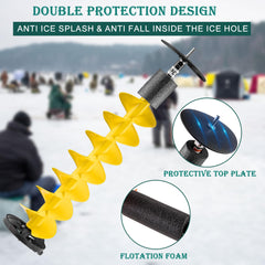 PPOLB floatation foam top plate helps keep gear afloat during drilling.