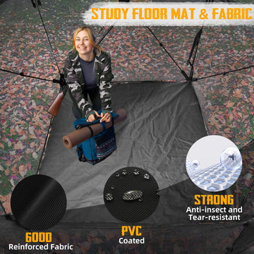 PPOLB hunting blind floor mat 58in for stable footing