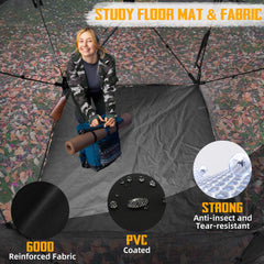 PPOLB hunting blind floor mat 58in for stable footing