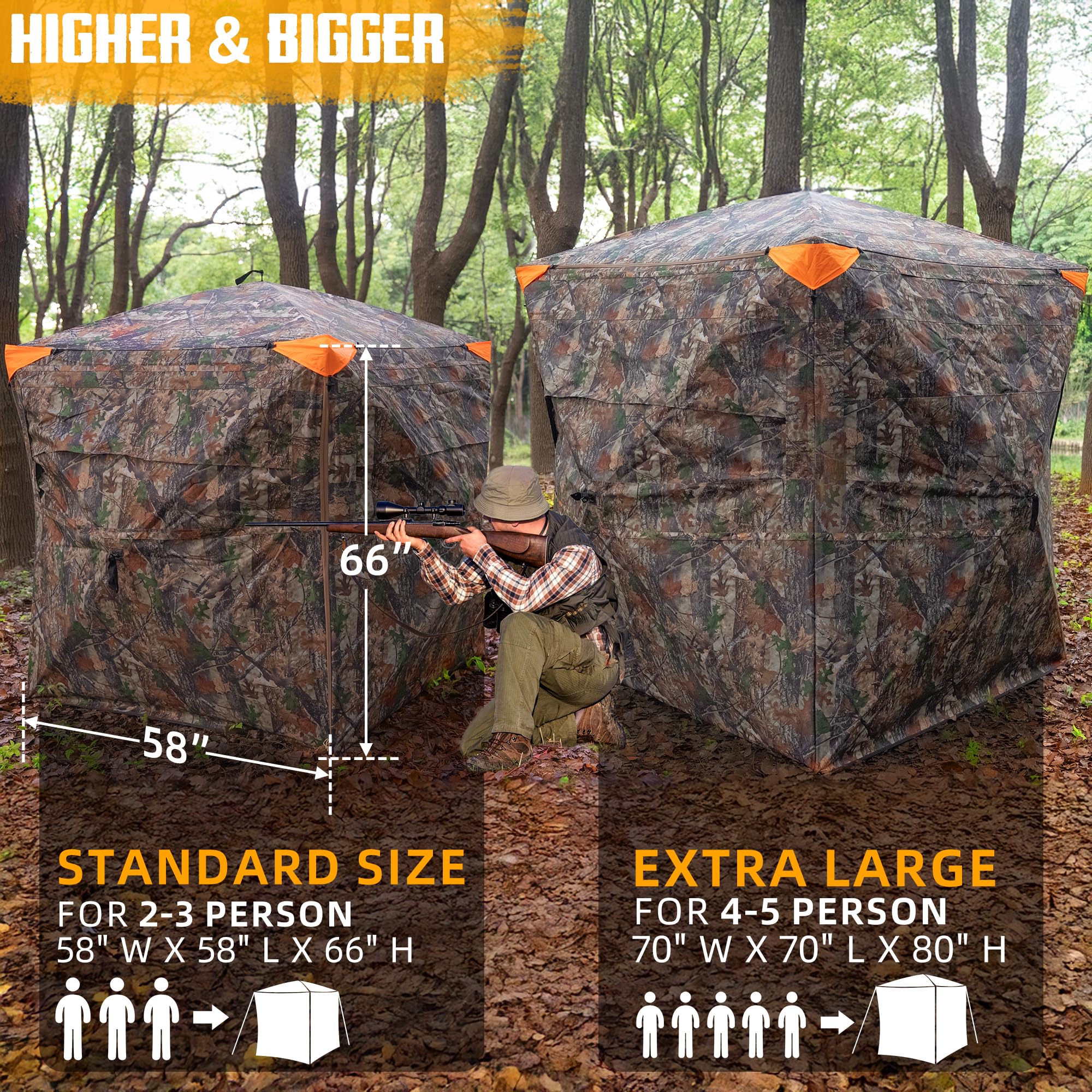 PPOLB hunting blind durable 600D fabric weatherproof