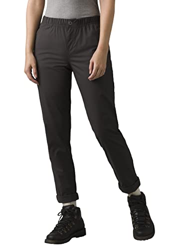 prAna Double Peak Pant Charcoal pocket detail with slash pocket and zip thigh pocket for secure storage