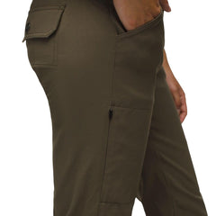 prAna Halle Straight Pant, back view, flattering silhouette and durable fabric.