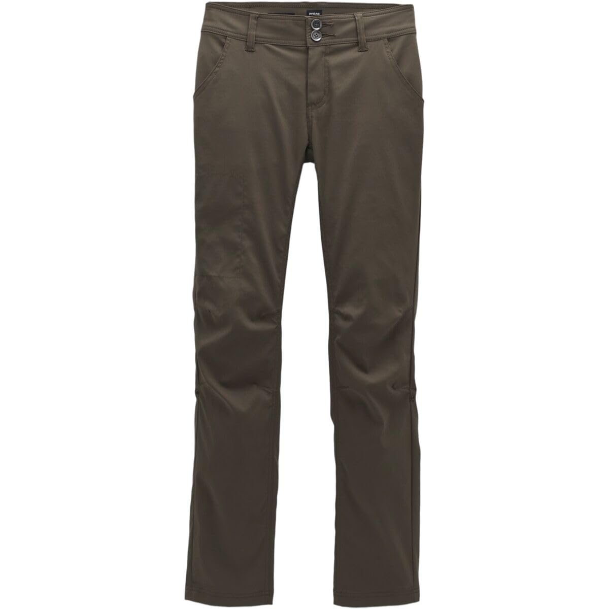 prAna Halle Straight Pant in action, flexible movement for outdoor activities.