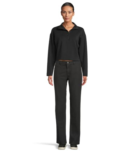 Prana Rock Ridge Chino black inseam closeup displaying crisp, tailored fit