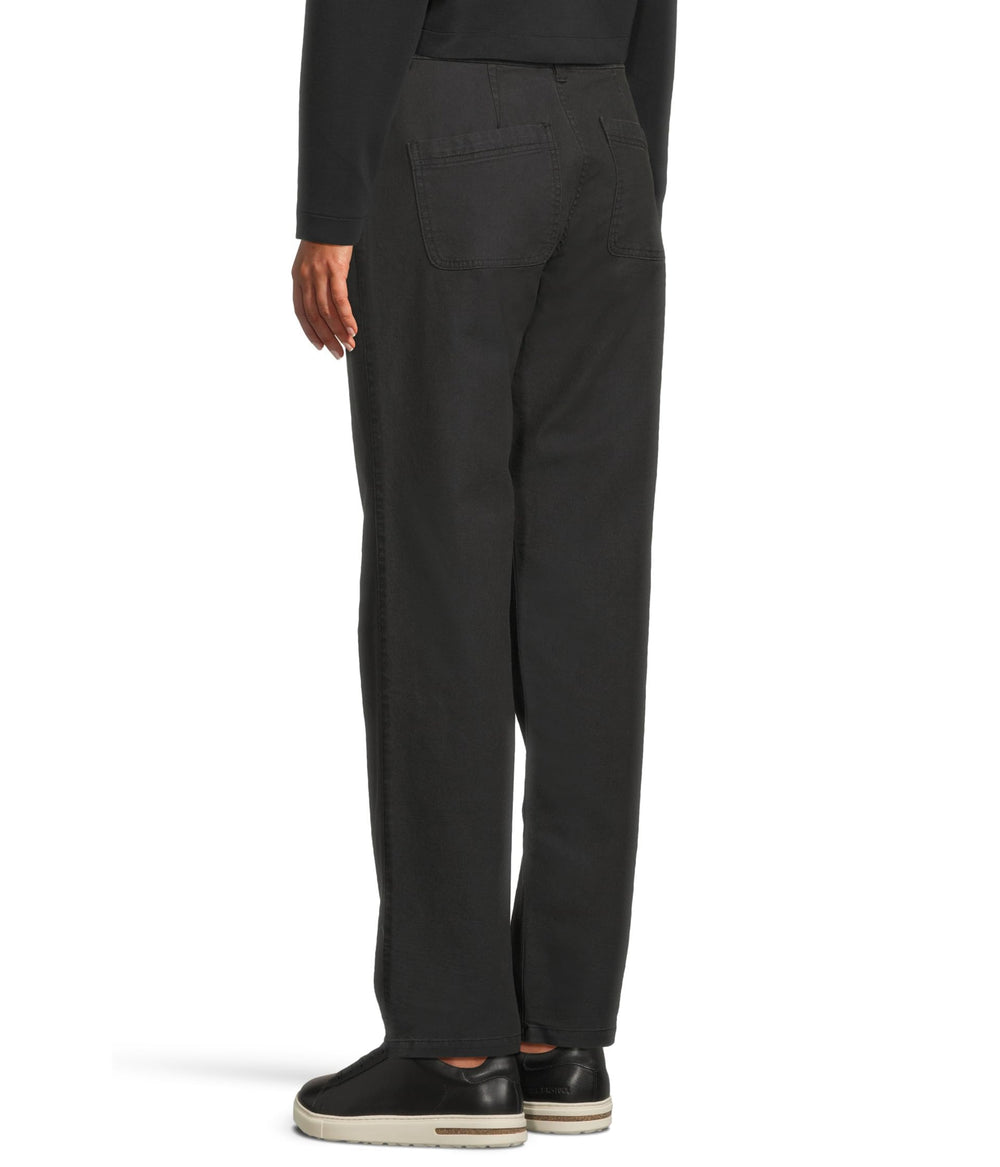 Prana Rock Ridge Chino black side pocket view featuring front slash pockets for everyday use