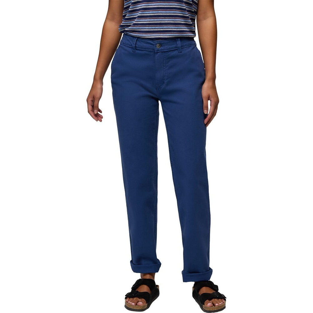 Prana Rock Ridge Chino front view Capulet Blue for all-day comfort.
