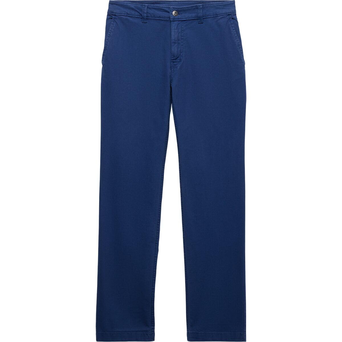 Prana Rock Ridge Chino pocket detail Capulet Blue emphasizing hand and back pockets.