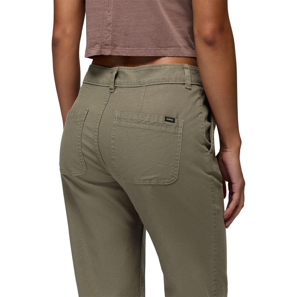 prAna Rock Ridge Chino Pants Thyme side view, straight-leg silhouette for mobility