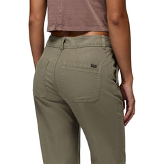 prAna Rock Ridge Chino Pants Thyme side view, straight-leg silhouette for mobility