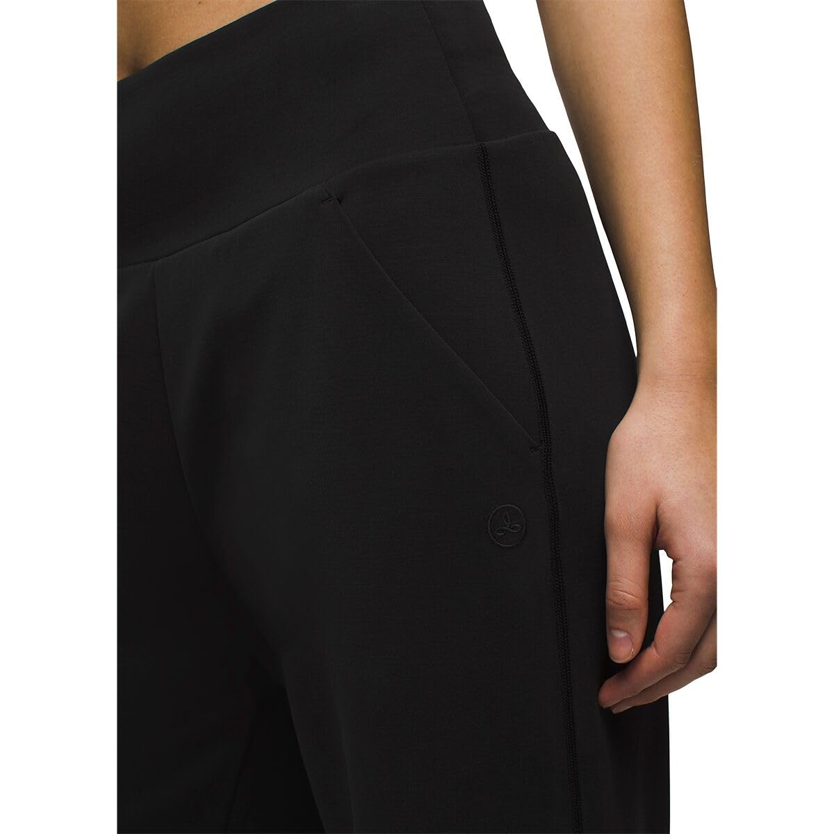 prAna Shea Hot Spell Wide Leg Pants in motion, graceful drape during movement.