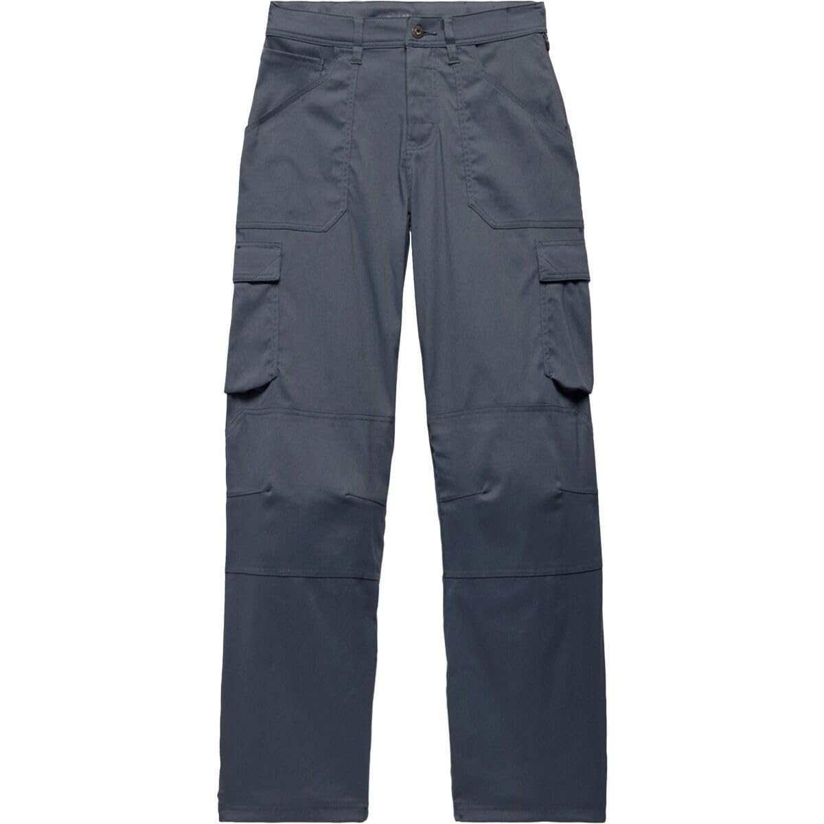 Prana Stretch Zion Cargo Pants Thundercloud waist with webbing adjusters for a personalized fit.