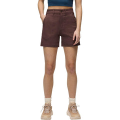 Prana Zion cargo short front view in mocha offers versatile everyday wear.