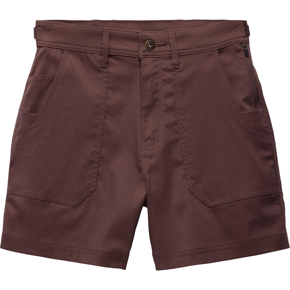 Patch hand pockets on Zion cargo short provide quick-access storage.