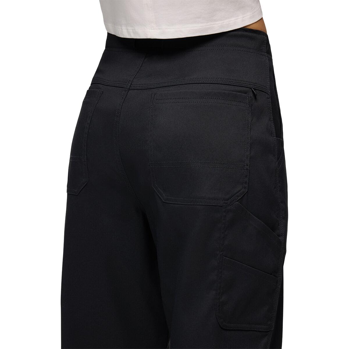 prana Stretch Zion Cinch Pants back patch pockets for extra storage