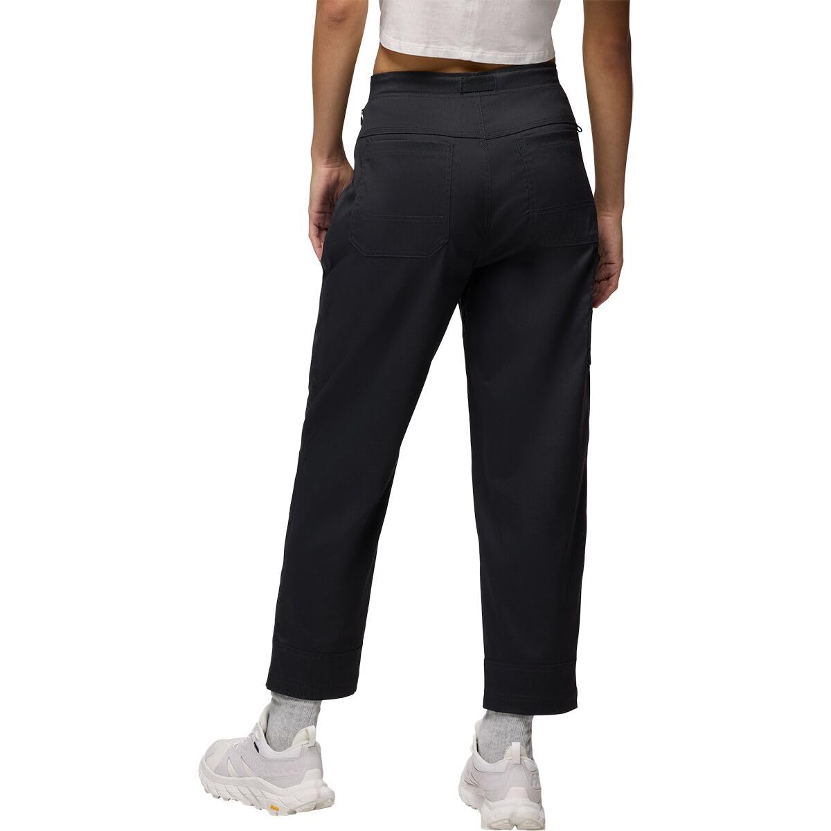 prana Stretch Zion Cinch Pants webbing belt closure for secure adjustable fit