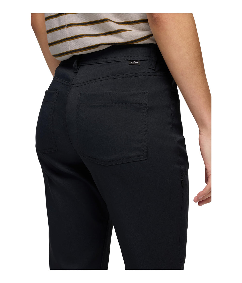 Prana Stretch Zion Halle pants back pockets provide secure storage