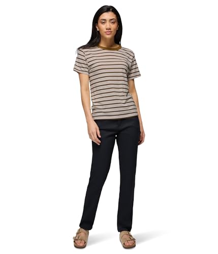 Prana Stretch Zion Halle pants worn outdoors support flexible movement