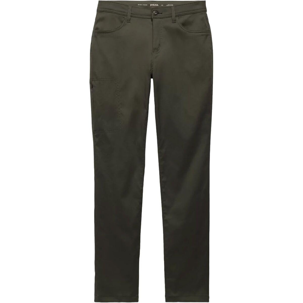 Prana Stretch Zion Halle Pants Spruce inseam label visible for size reference