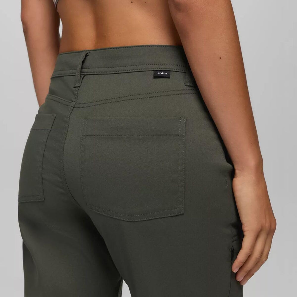 Prana Stretch Zion Halle Pants Spruce pocket layout with security pockets