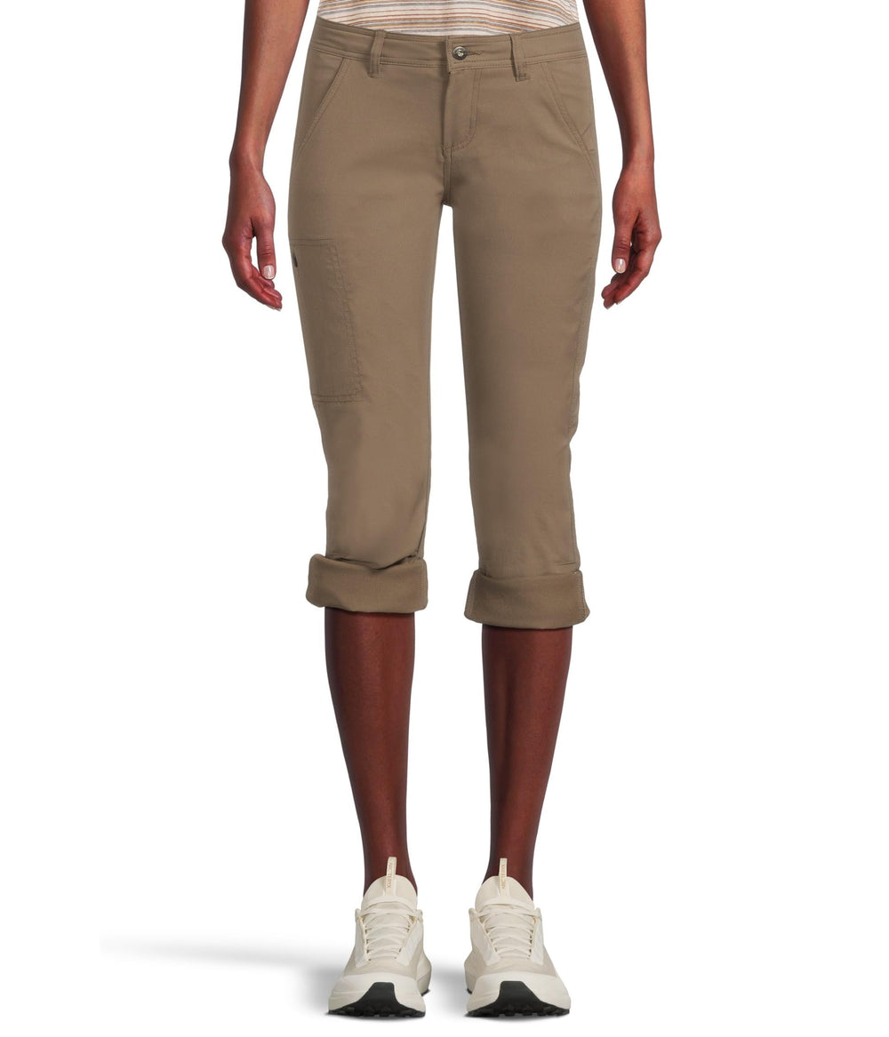 Prana Stretch Zion Mud inseam adjust highlights length versatility.