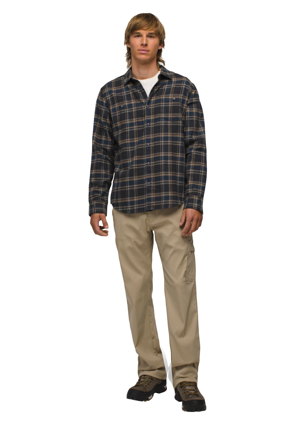 PrAna Stretch Zion Sandbar pant front pockets for trail-access storage.