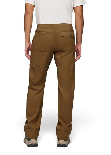 prAna Stretch Zion Pant Sepia back patch pockets with flap for secure everyday carry.