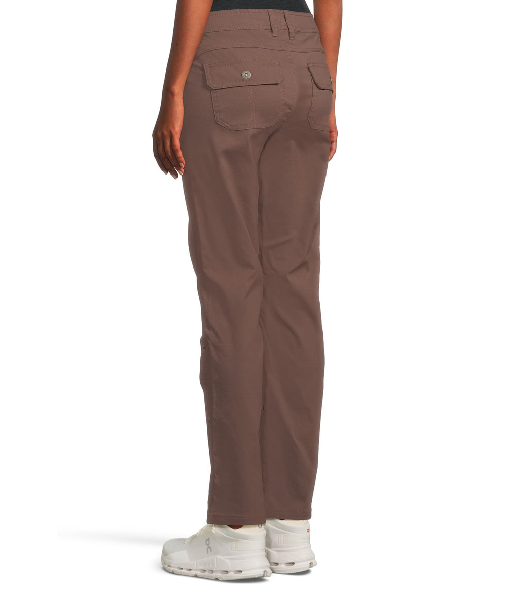 prAna Stretch Zion pants Mocha side pocket view with cargo pocket detail
