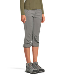 Prana Stretch Zion pewter back pocket with flap, practical protection for valuables