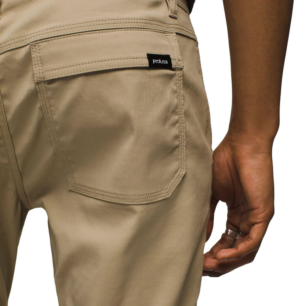 Prana Stretch Zion Sandbar pocket detail for essentials.