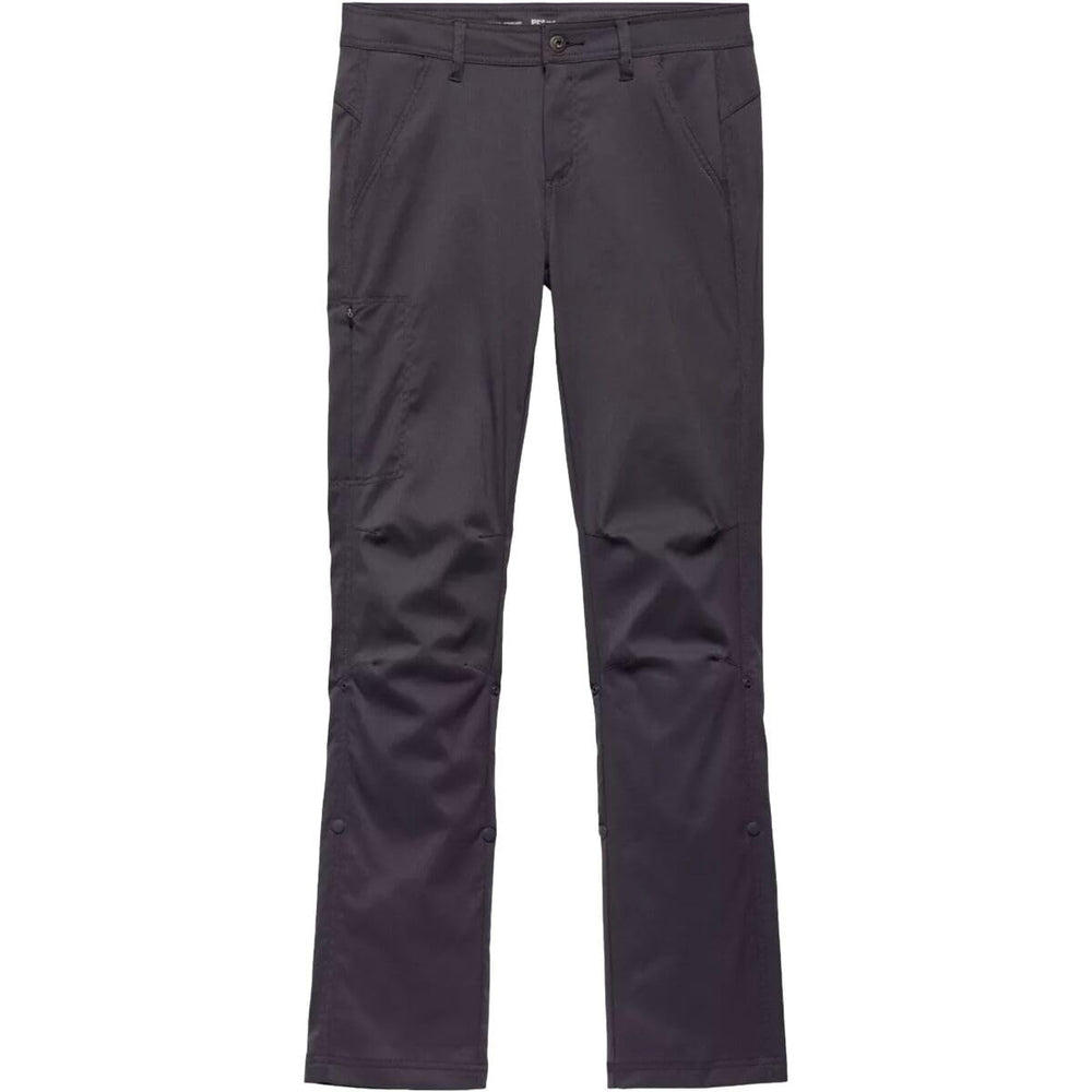 Prana Zion inseam options with snap adjustments across short/regular/tall.