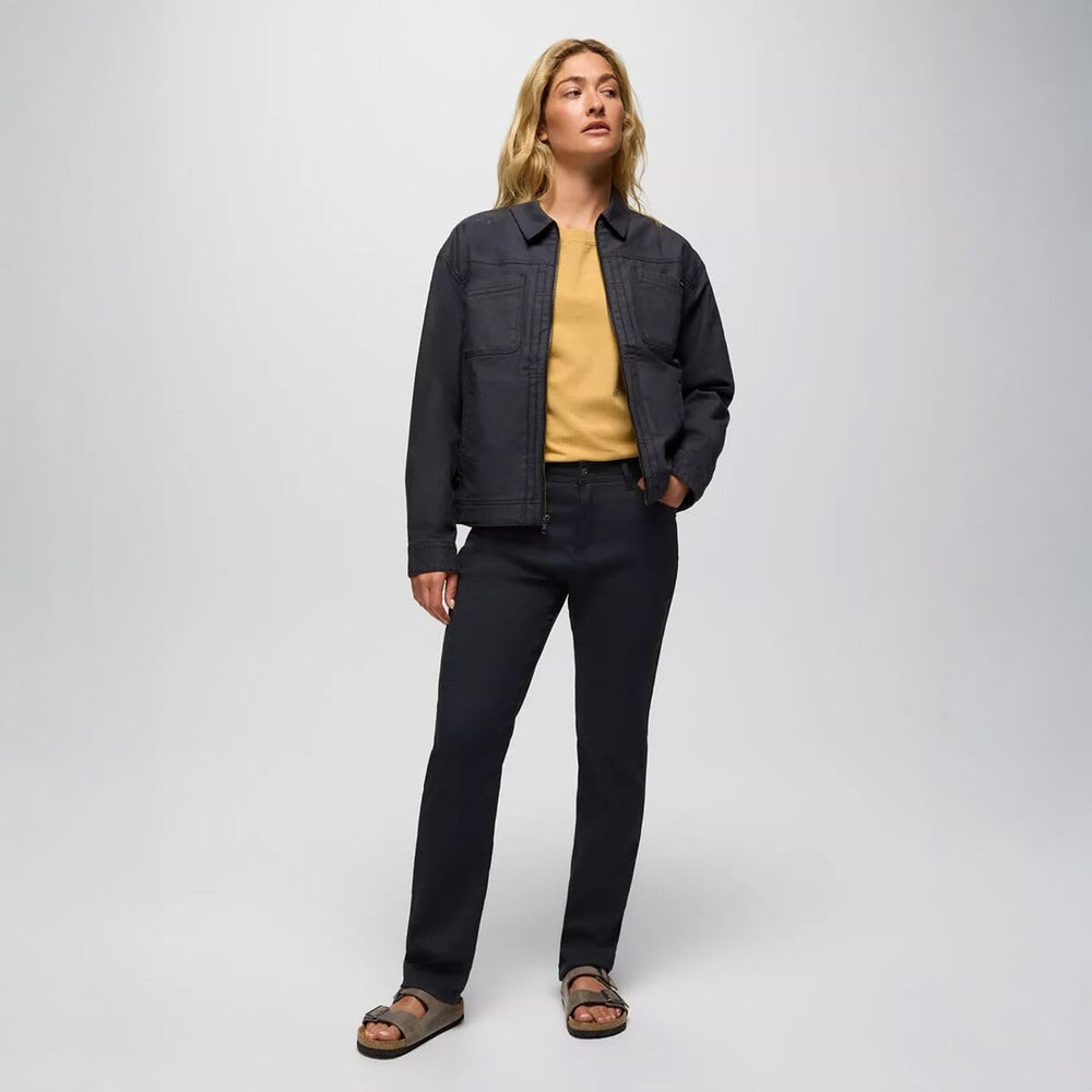 Prana Zion Halle pants back pockets offer reliable storage during activities.