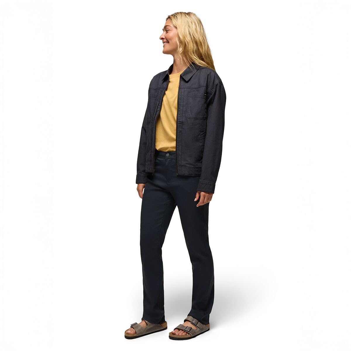 Inseam 30 inches with 9.5-inch rise suits multiple body types.