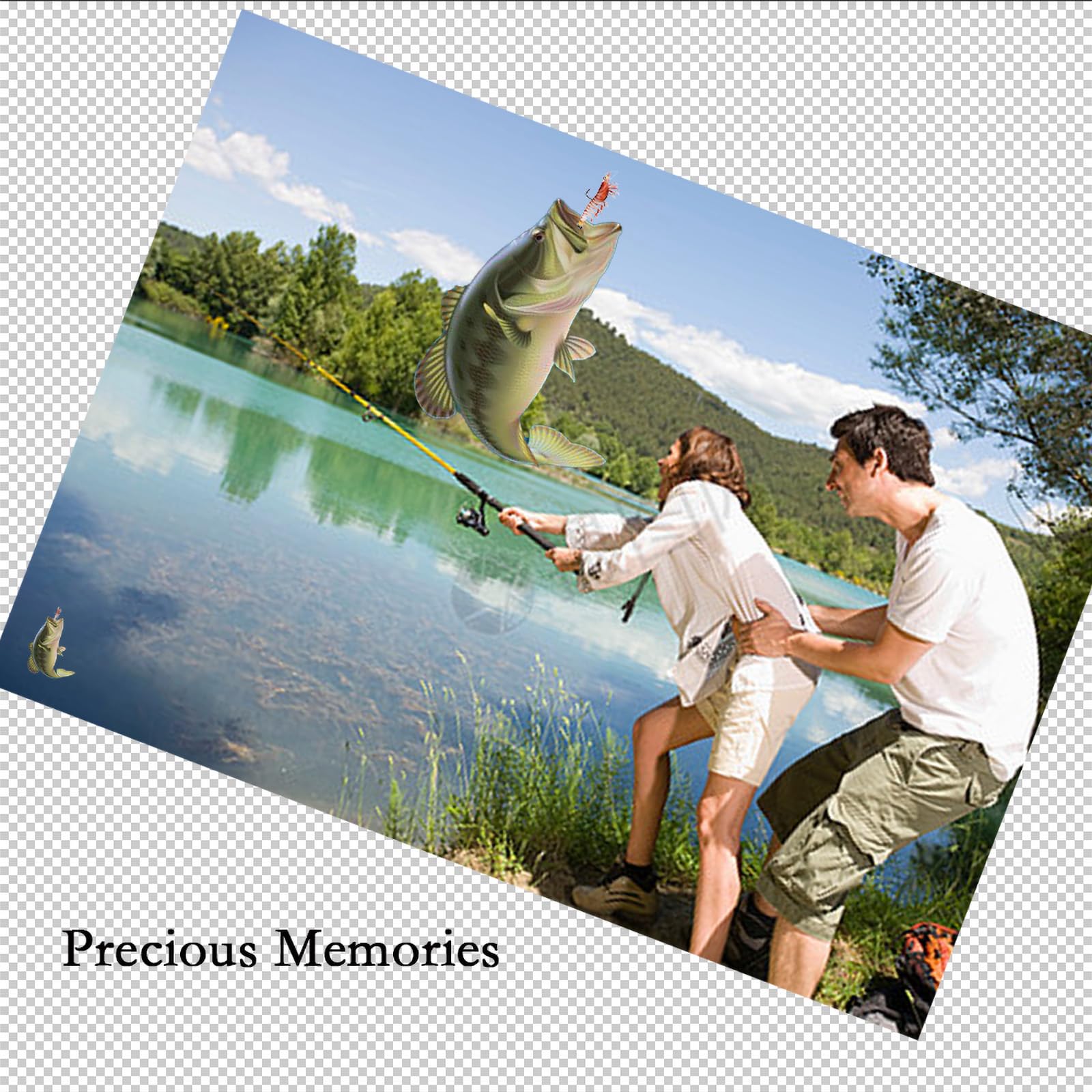 Packaging showing three topwater prawn imitations per bag