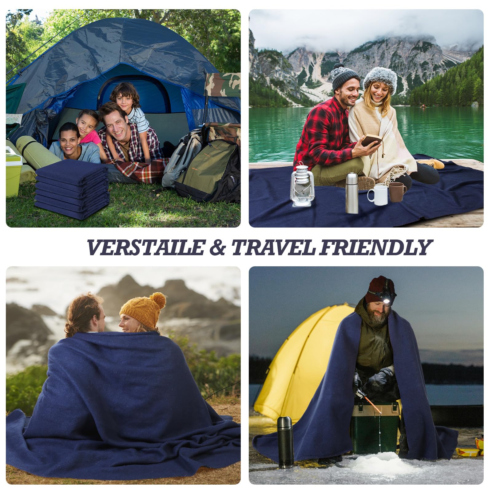 Preboun camping blanket for stadium and picnic settings delivers reliable warmth and comfort.