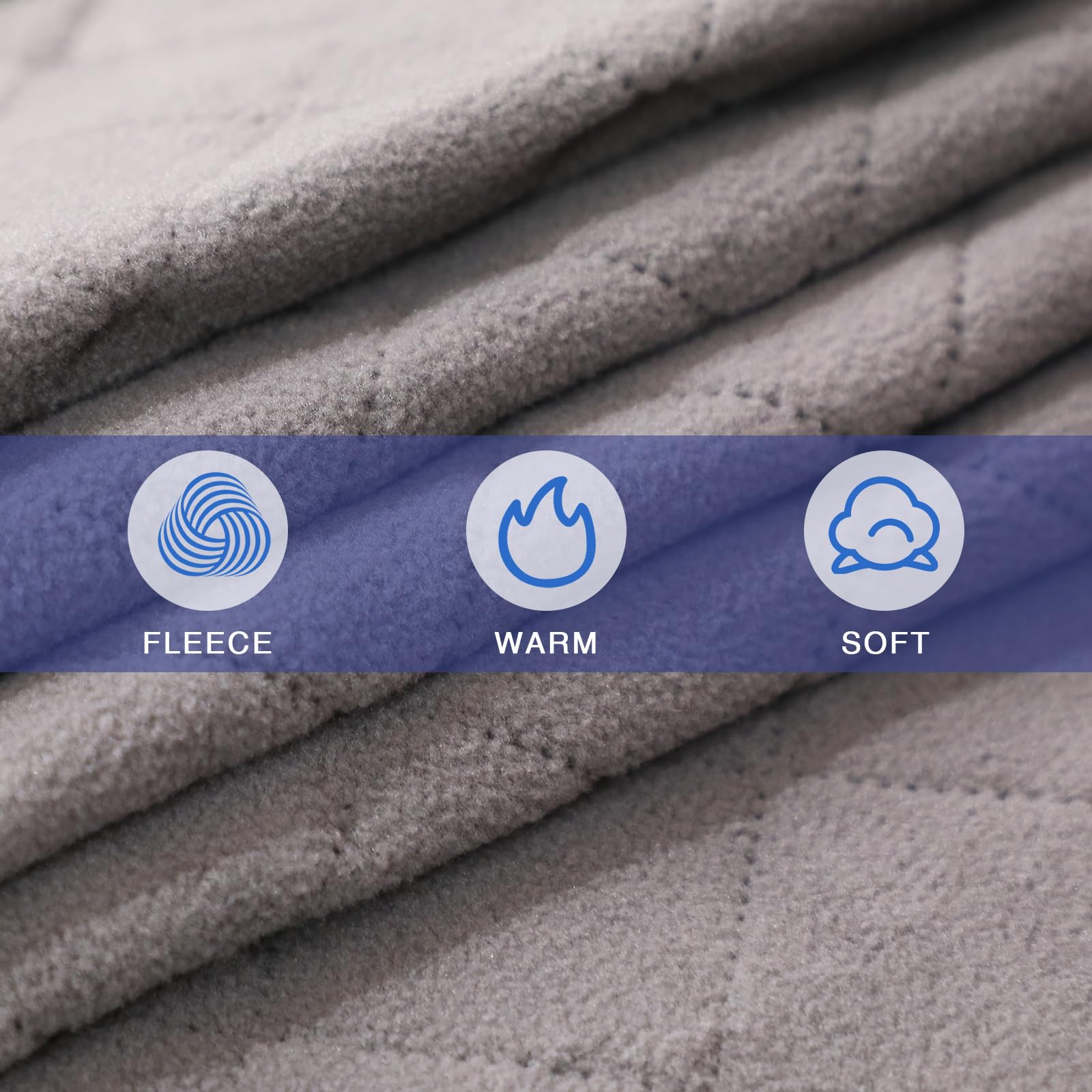 Preboun stadium blanket four-pack with drawstring bag for portable storage