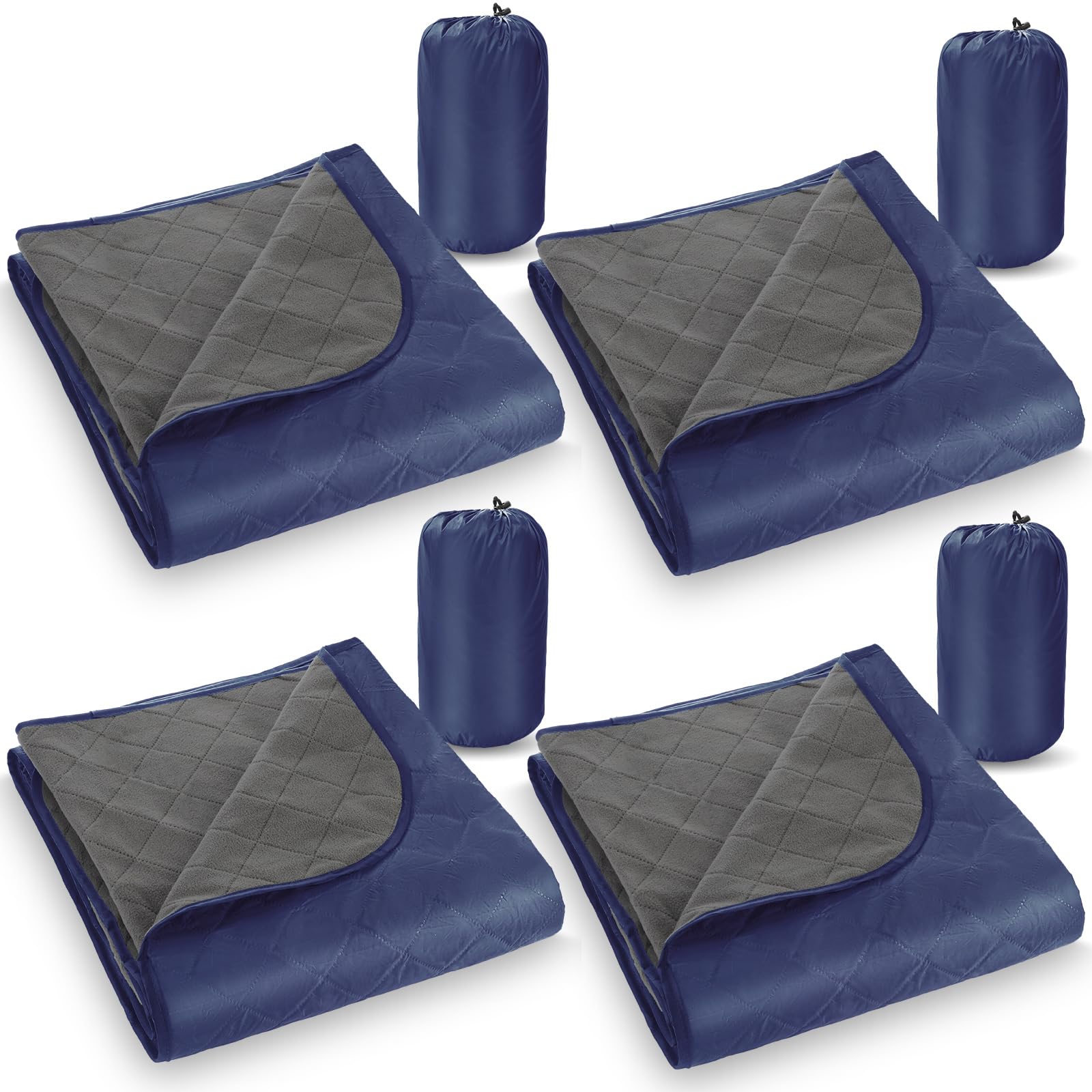 Preboun stadium blanket four-pack folded neatly for easy gifting and storage